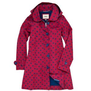 Red Polka Dot Women's Coat